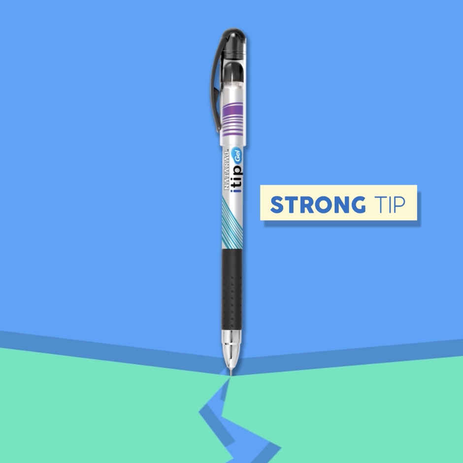 Nataraj Itip Gel Pen 10 Pens - Blue