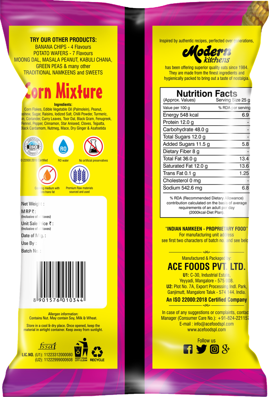 Modern Kitchens Corn Flakes Mixture | Crunchy & Savoury