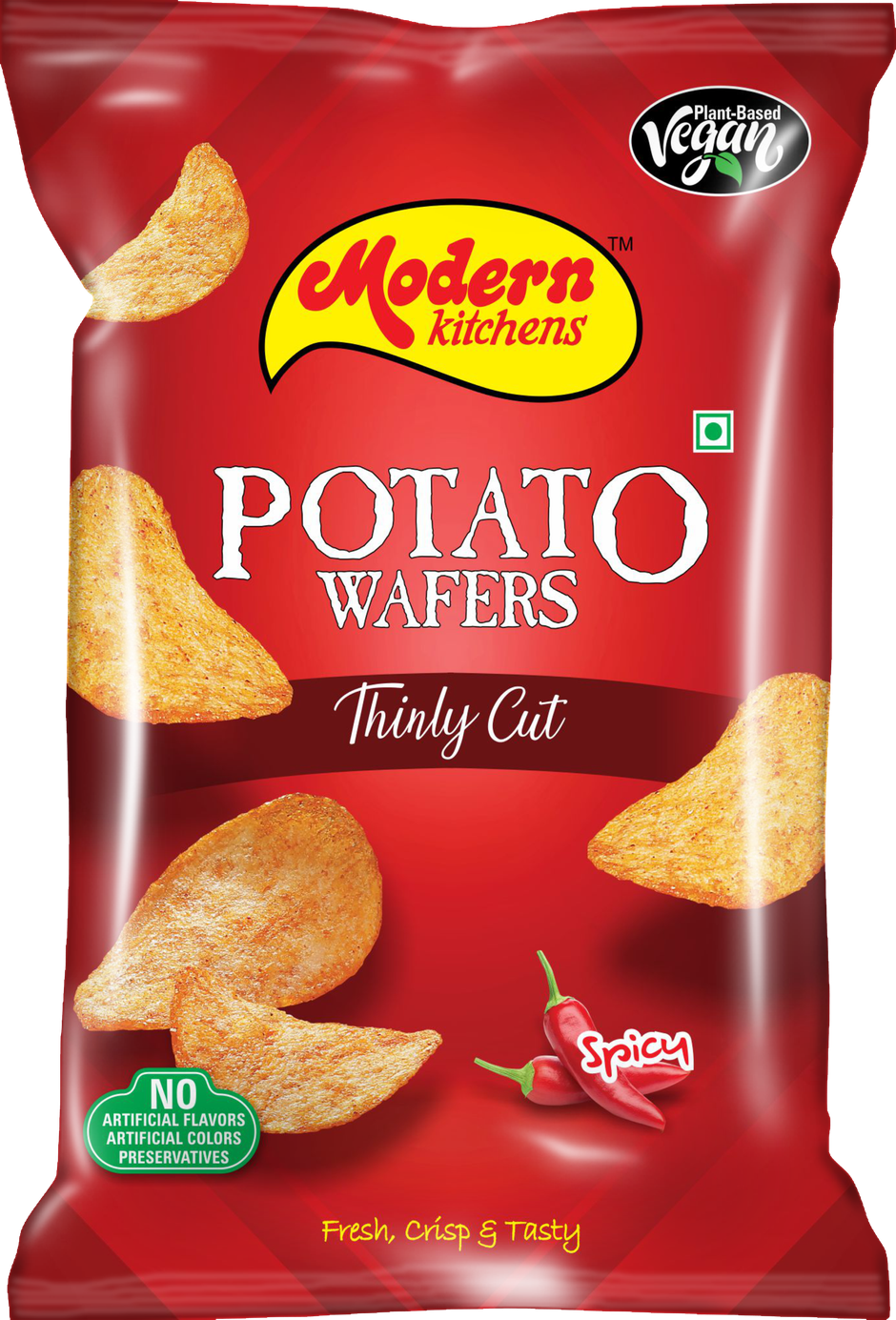 Modern Kitchen Potato Chips Masala | Spicy & Crispy