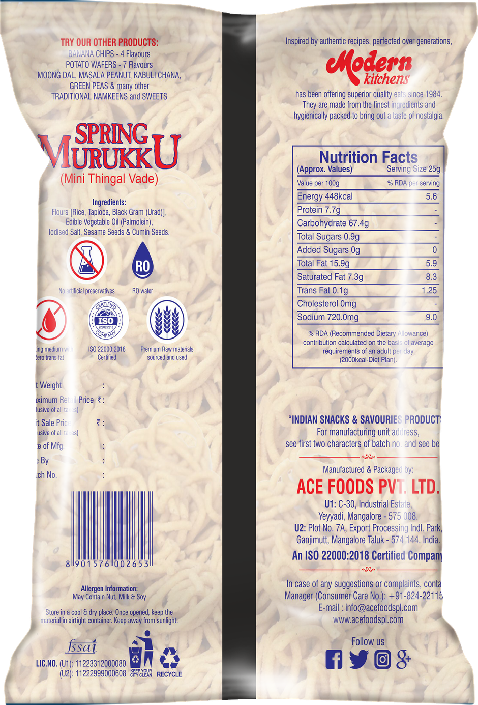 Modern Kitchens Spring Murukku