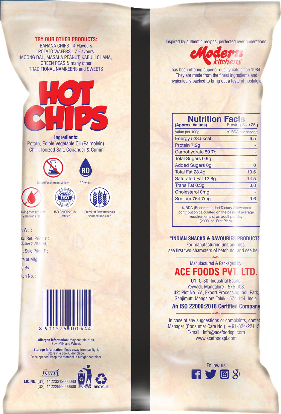 Modern Kitchens Hot Chips Spicy | Crunchy & Spicy