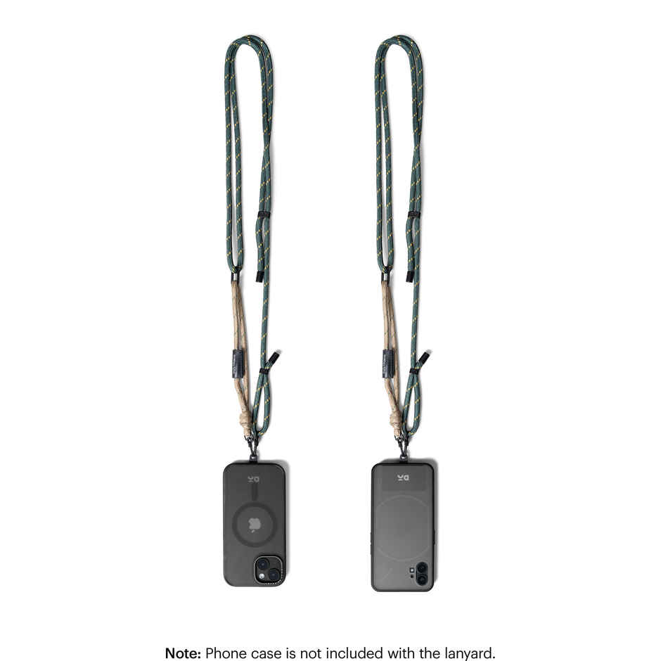 DailyObjects Beige-Green Crossbody Phone Lanyard - Cord