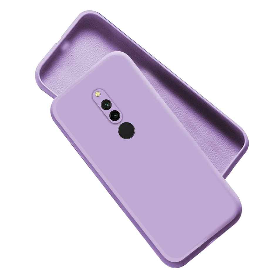Artistque Case For Mi Redmi 8 Back Cover - Plain Liquid Silicone Cover