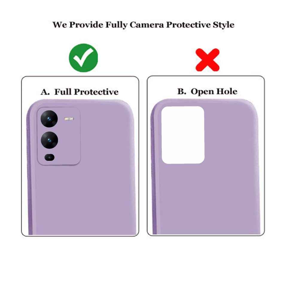 Artistque Case For Vivo V25 Pro 5G / Vivo V25 Pro Back Cover - Plain Liquid Silicone Cover