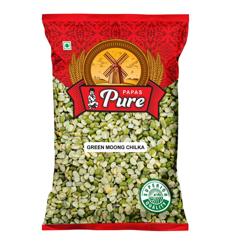 Papas Green Moong Dal Chilka Split