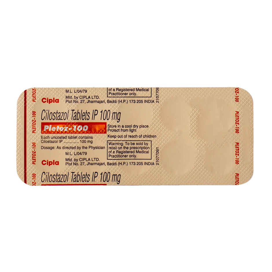 Pletoz-100 Tablet