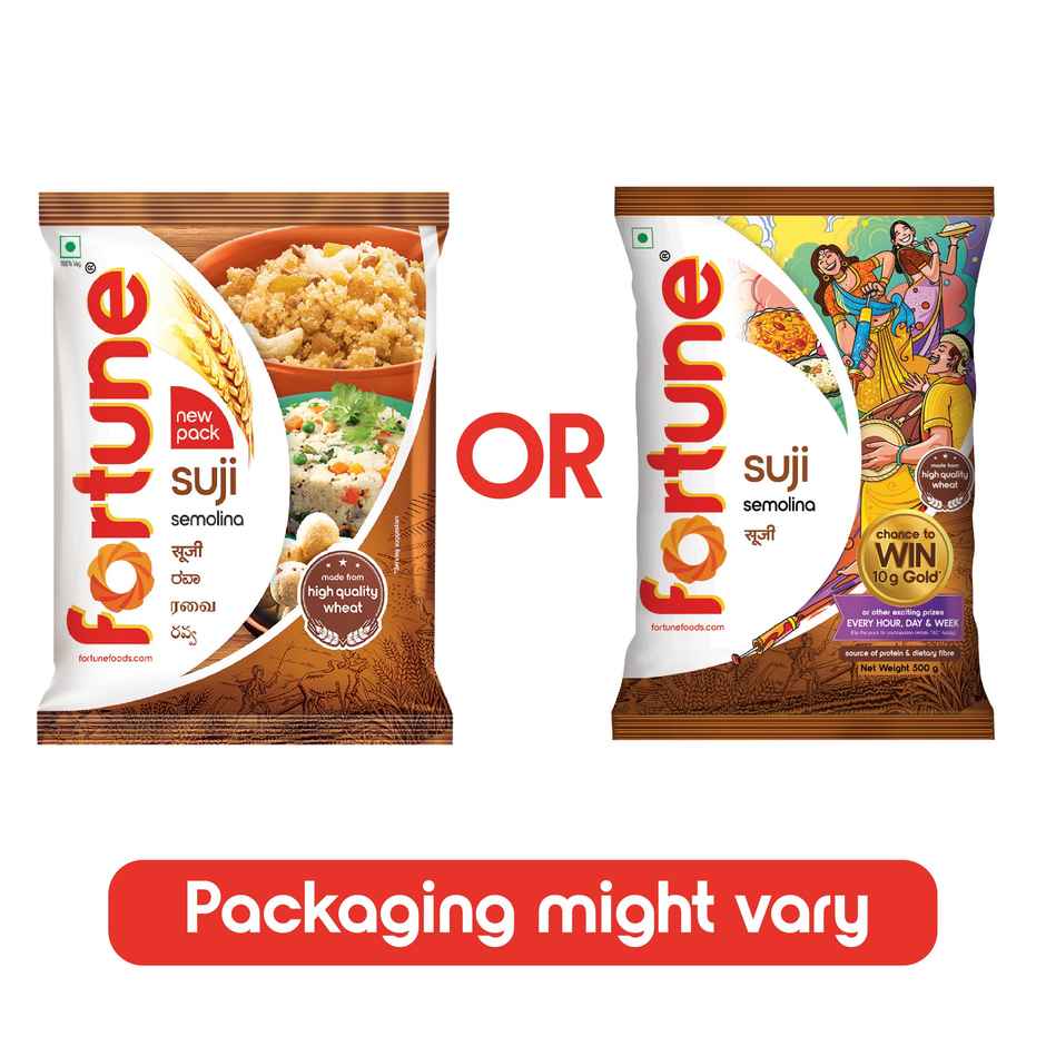 Fortune Besan(500 gms), Fortune Maida(500 gms) & Fortune Suji(500 gms) Combo