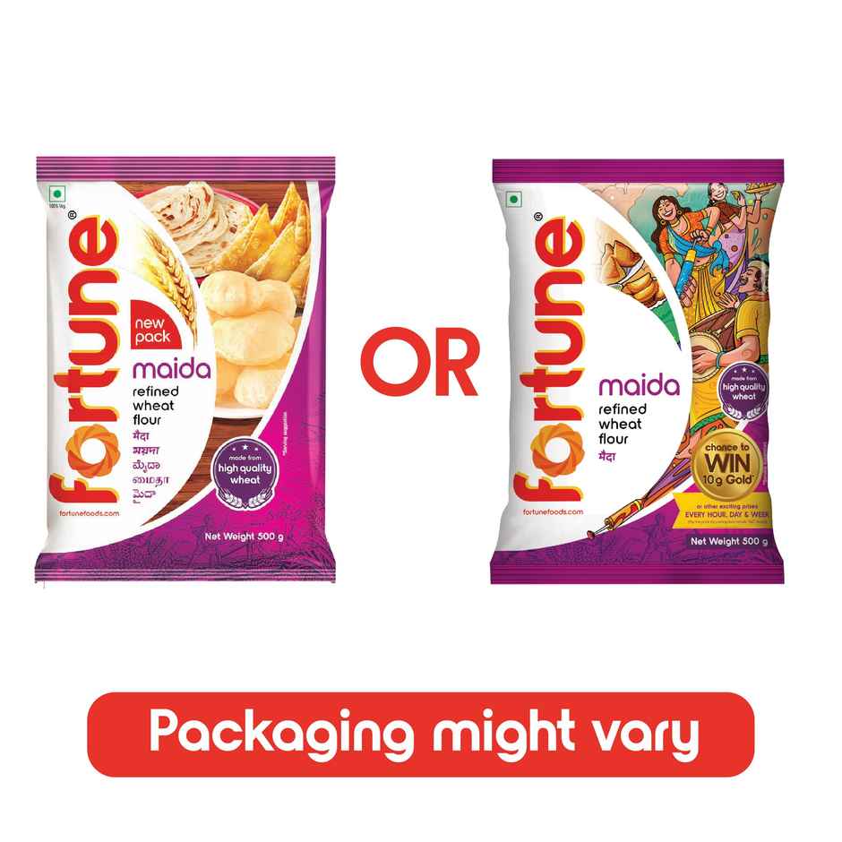 Fortune Besan(500 gms), Fortune Maida(500 gms) & Fortune Suji(500 gms) Combo