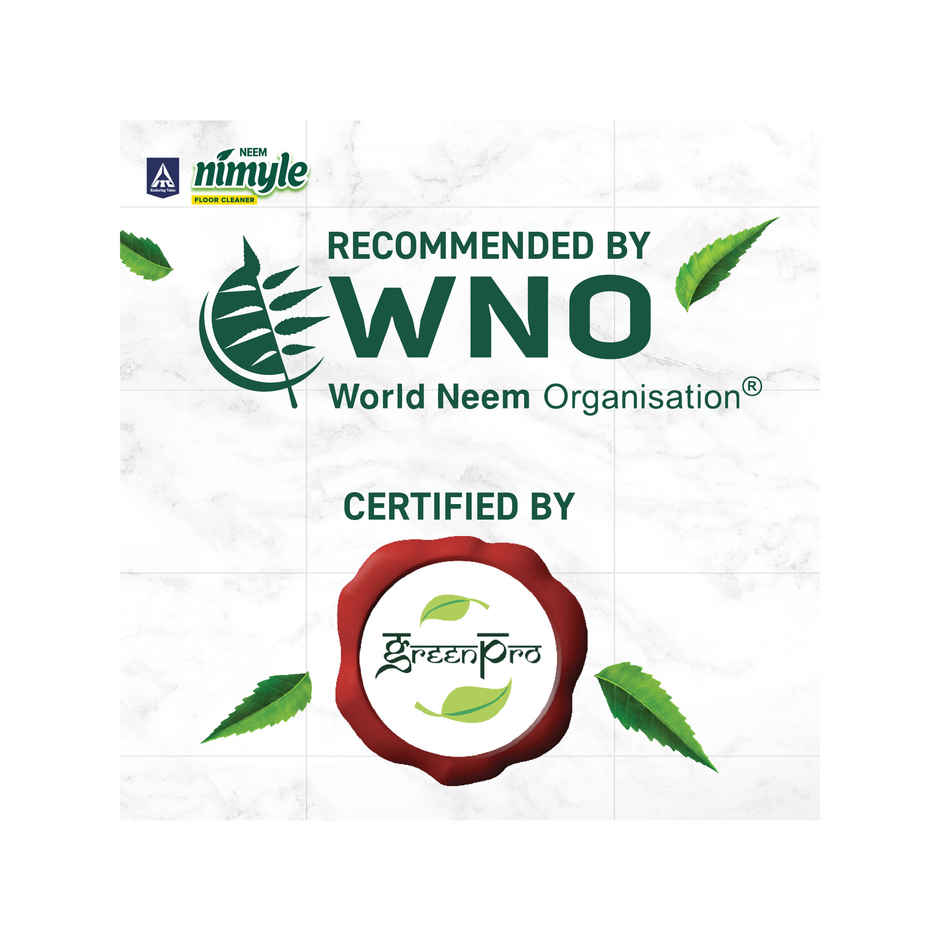 Nimyle Herbal Floor Cleaner | 99.9% Anti-Bacterial | Kid & Pet Safe