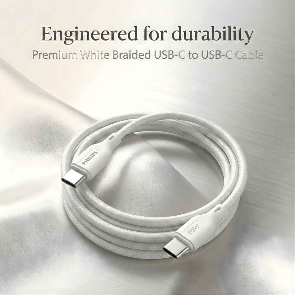 Philips usb-c to usb-c cable 1m DLC4130CW/94