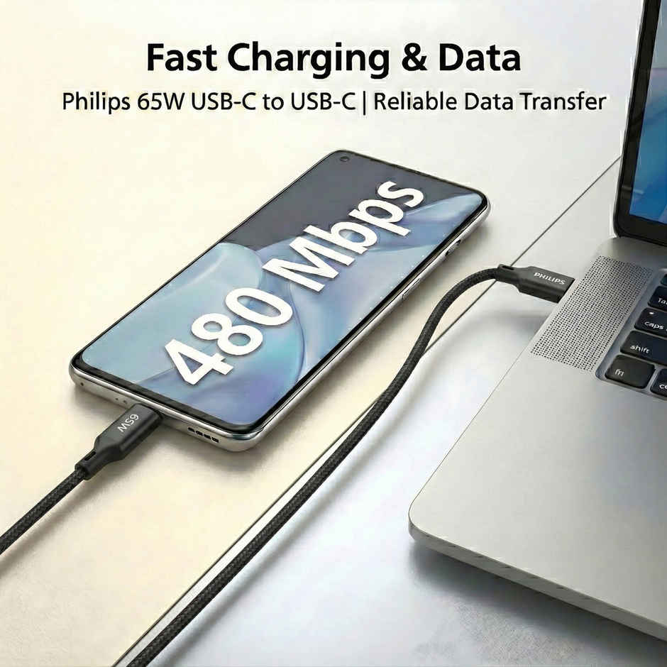 Philips usb-c to usb-c cable 1m DLC4130CB/94