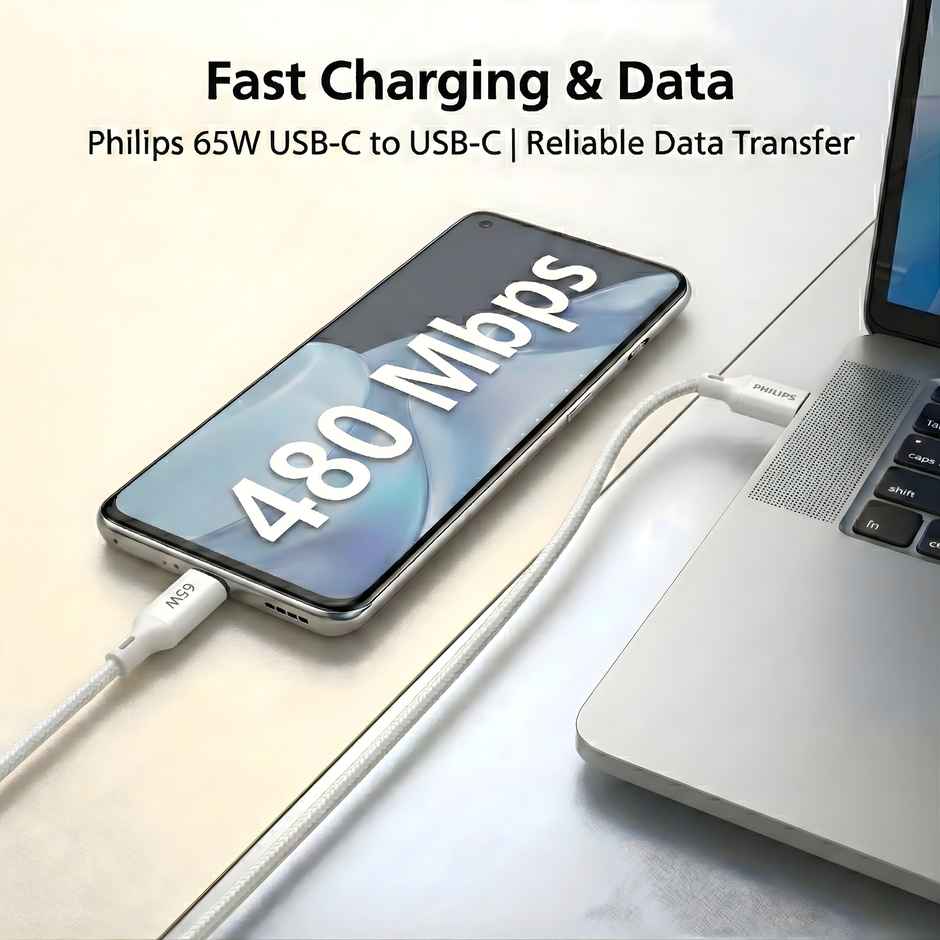 Philips usb-c to usb-c cable 1m DLC4130CW/94