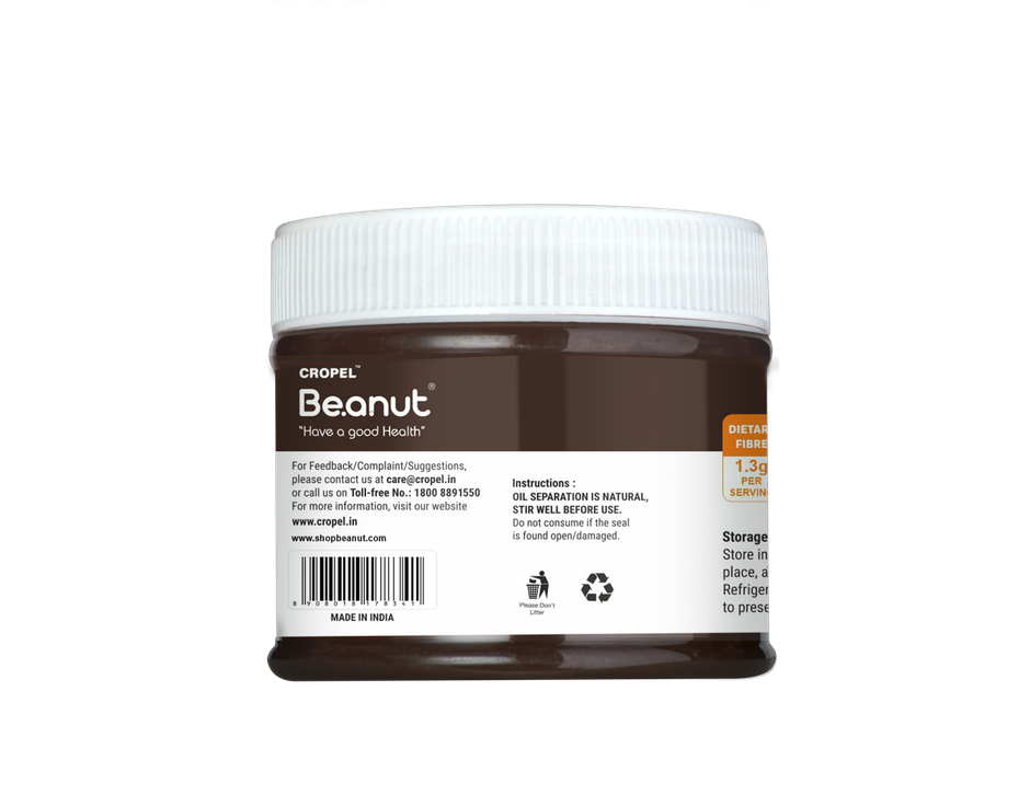 Be.anut Dark Chocolate Peanut Butter Crunchy