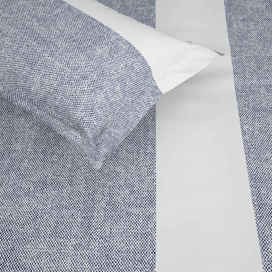Himeya Exclusive 144 TC Double Bedsheet Set | Skyfade Denim