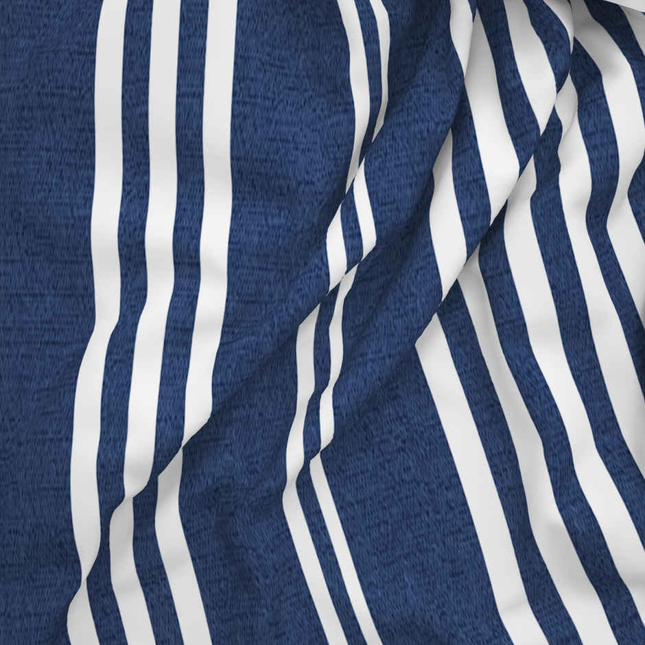 Himeya Exclusive 144 TC Double Bedsheet Set | Marine Stride