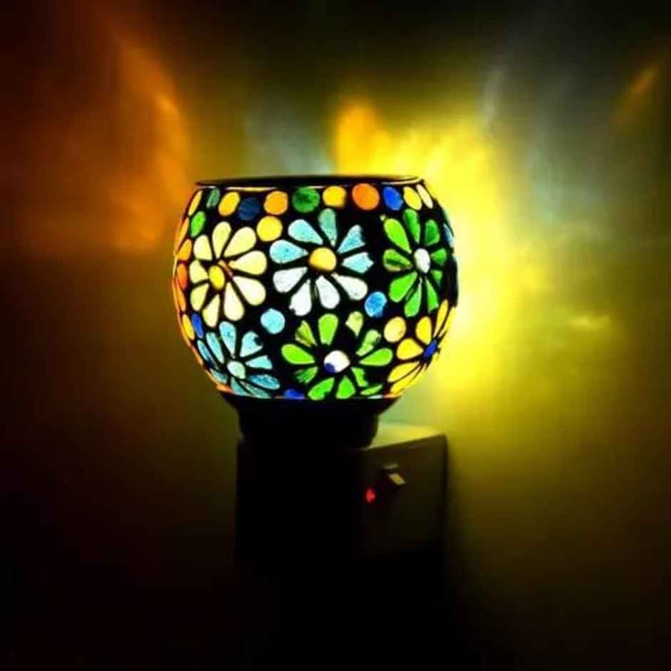 Hashwow Ceramic Camphor Diffuser Set with Night Lamp | 2W Design 1