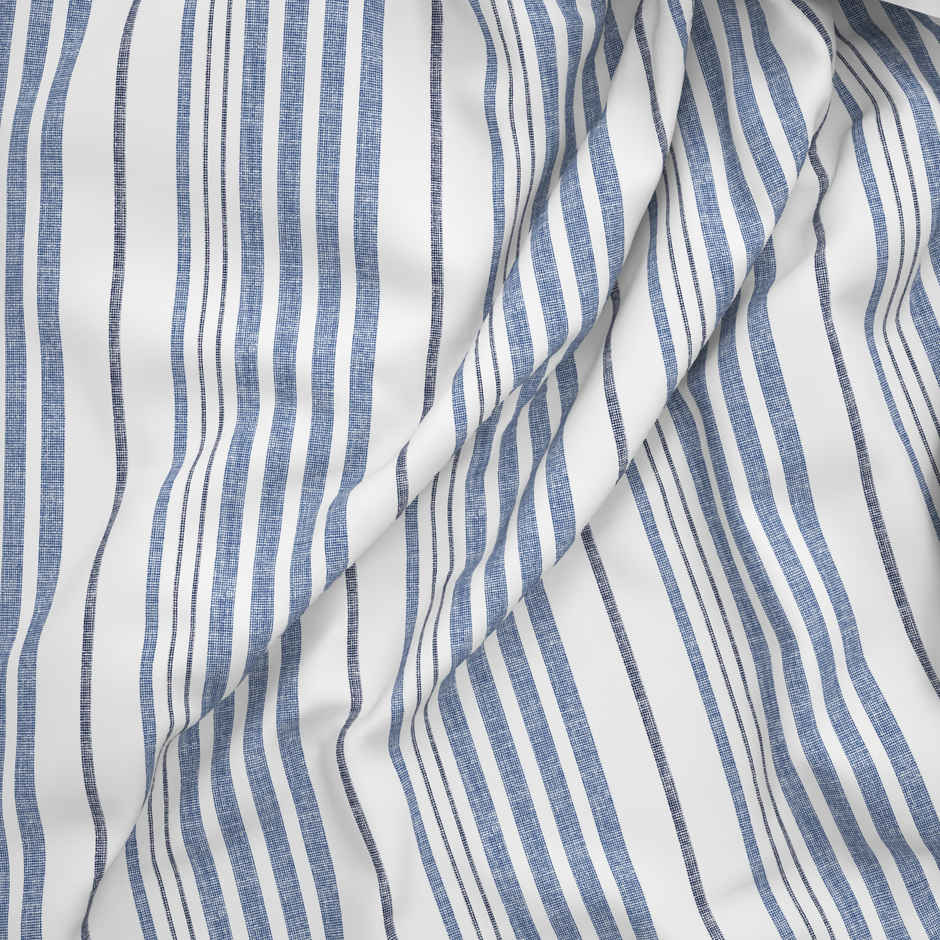 Himeya Exclusive 144 TC Double Bedsheet Set Nautical Stripe