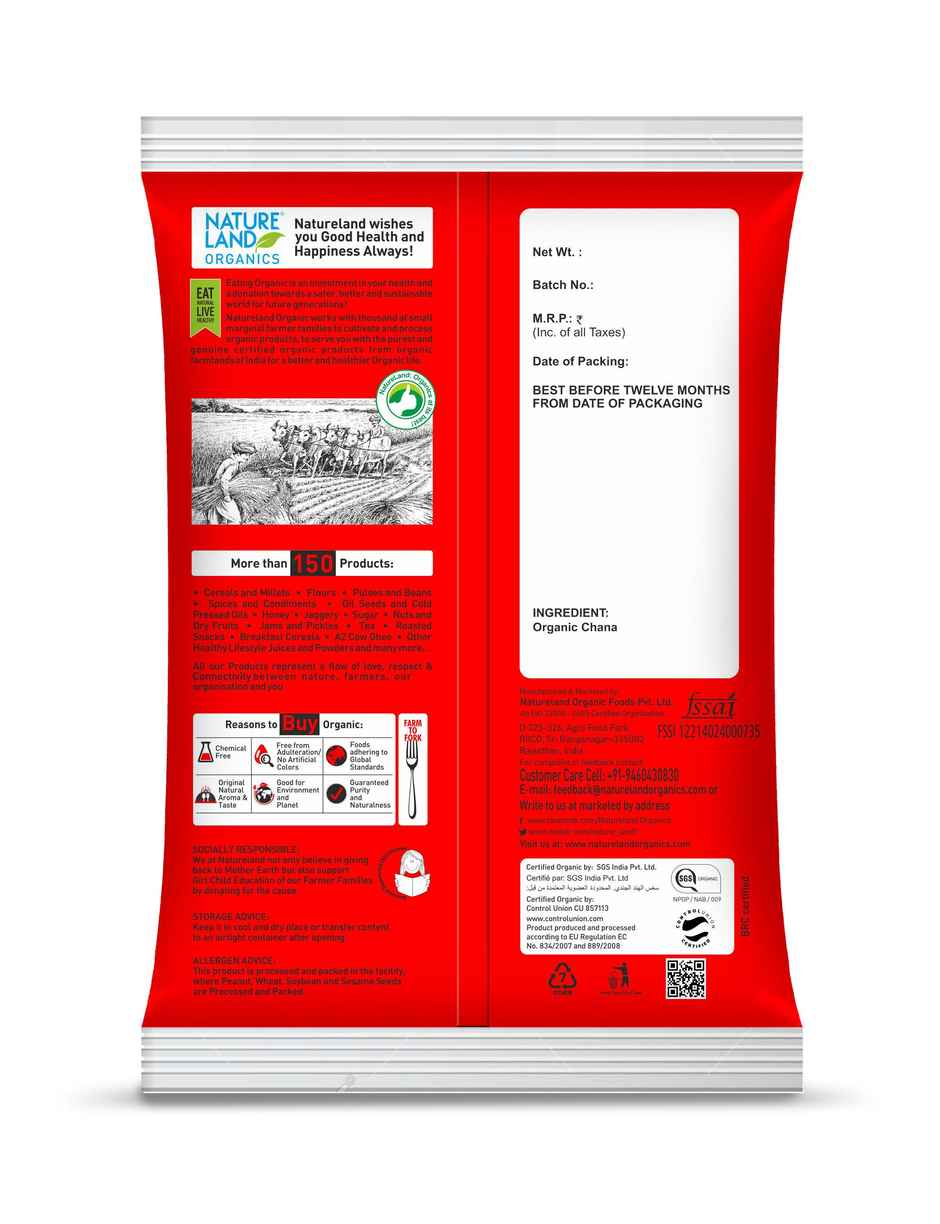 Natureland Organics Kala Chana Whole 