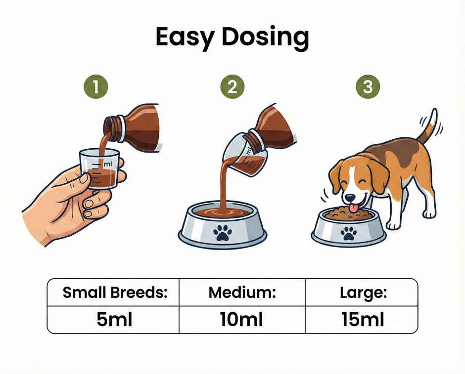 Nootie Strong Bone Support Calcium Syrup for Dogs & Cats