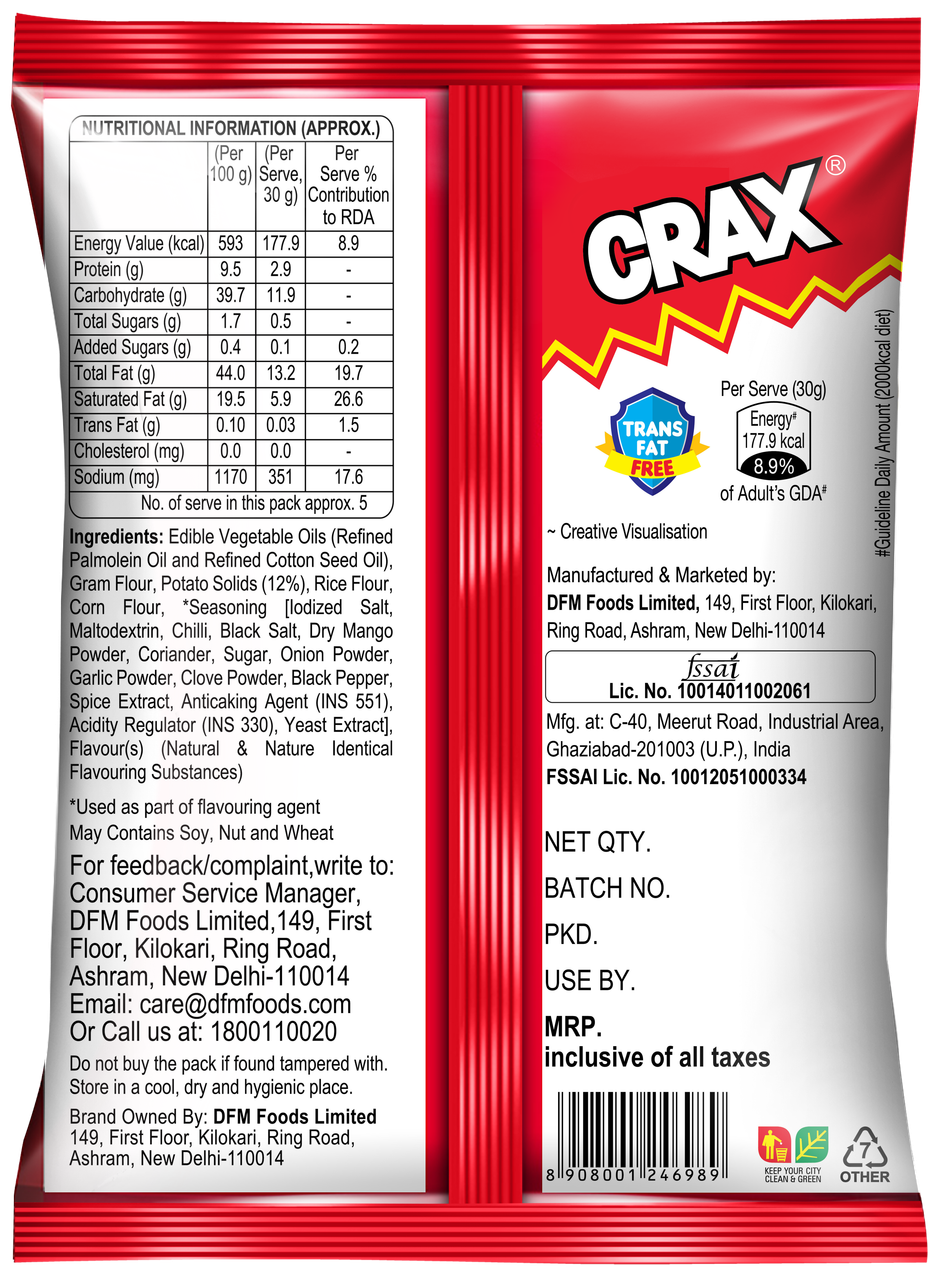 Crax Aloo Bhujia Namkeen Snacks