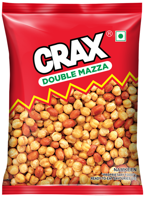 Crax Double Mazza Roasted Chana Peanuts Namkeen Snacks