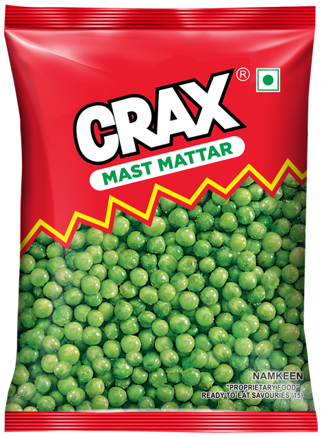 Crax Mast Matar Green Peas Namkeen Snacks