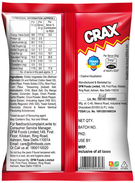 Crax Aloo Bhujia Namkeen Snacks