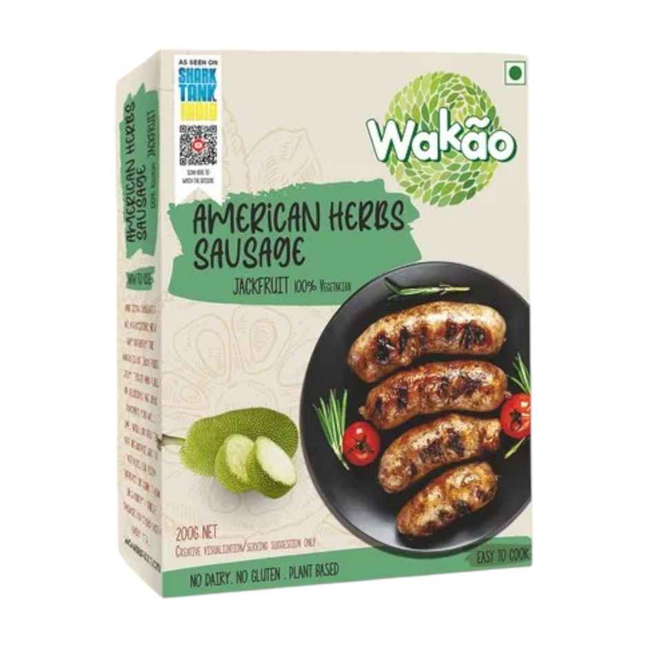 Wakao American Herbs Sausage | Veg | Ready to Eat | No Preservatives