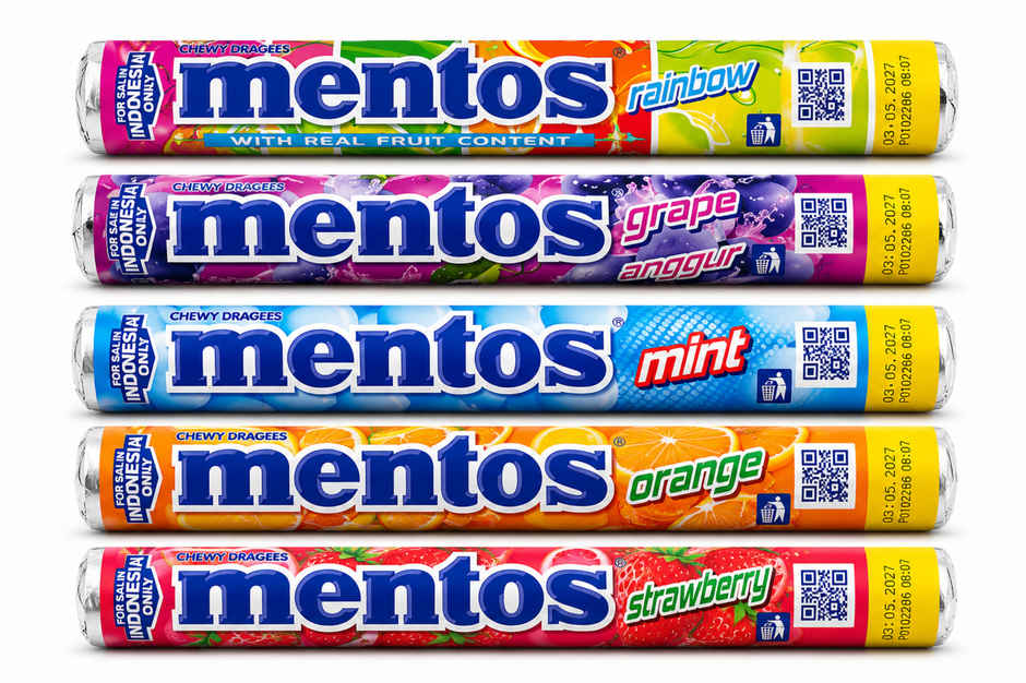 Mentos Rainbow Roll