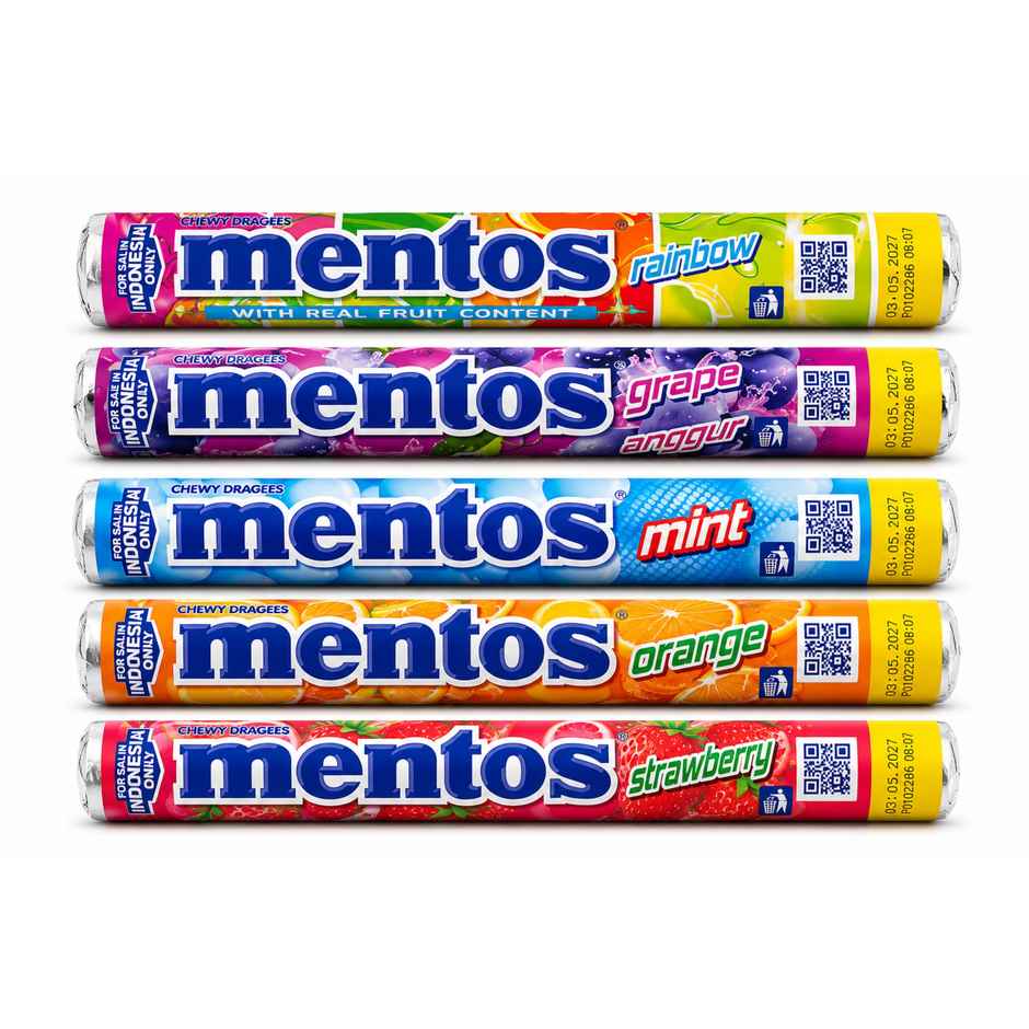 Mentos Rainbow Roll