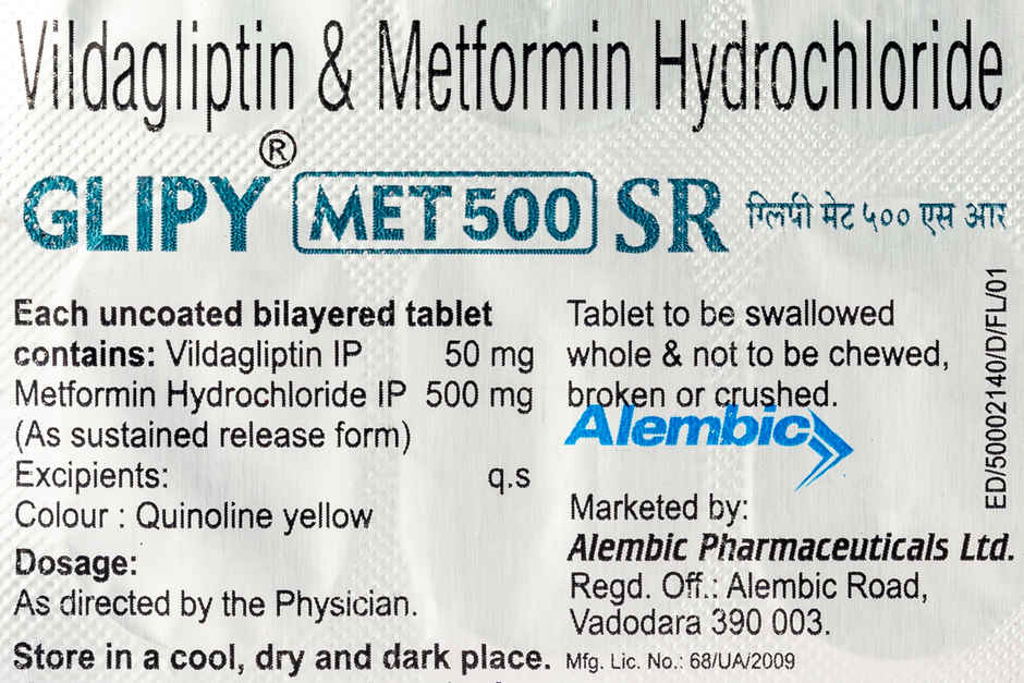 Glipy MET 500 SR Tablet