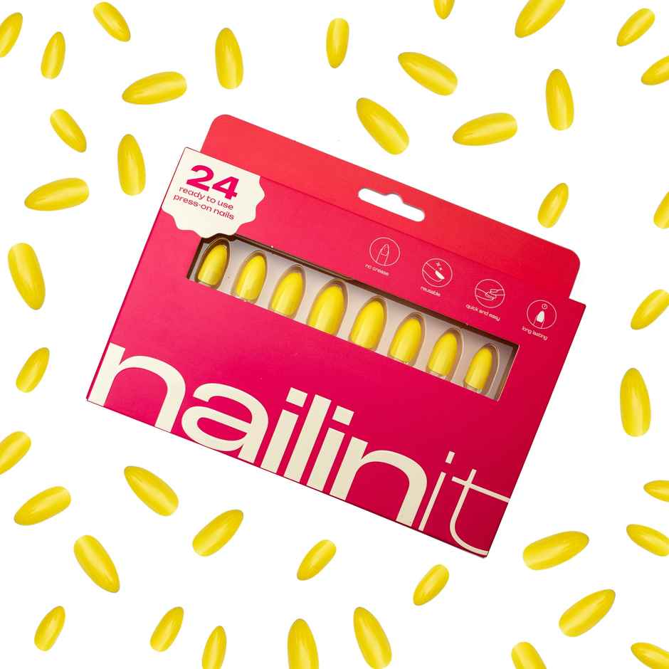 Nailinit Lemon Zest Press On Nails