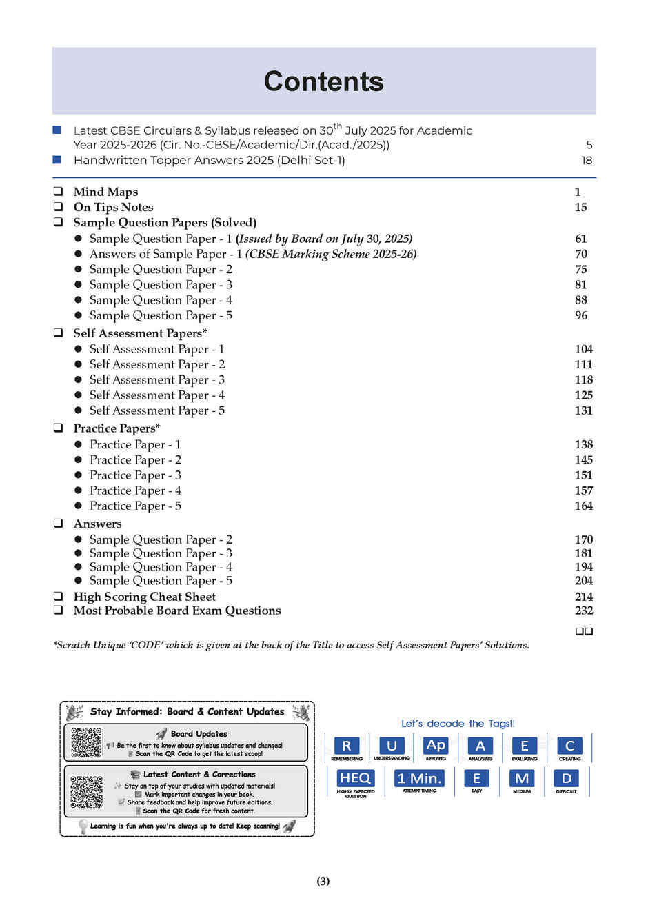 CBSE 15 Sample Question Papers Class 10 Science for 2026 Board Exam
