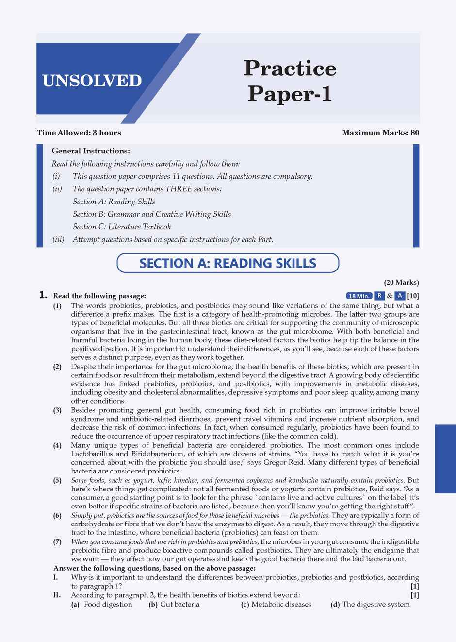 CBSE 15 Sample Question Papers Class 10 English Language & Literature for 2026 Board Exam