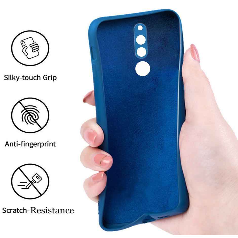 Artistque Case for Mi Redmi 8 Back Cover - Plain Liquid Silicone Case