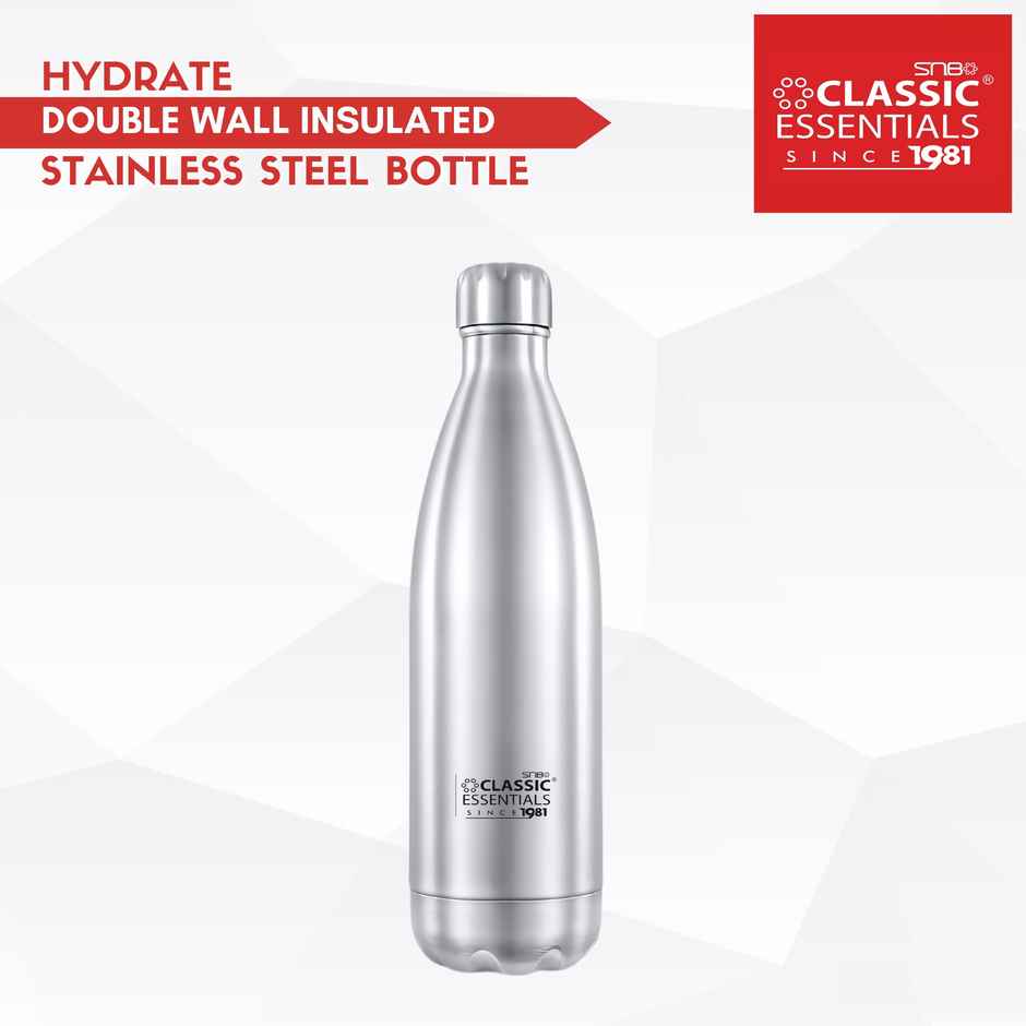 Classic Essentials Stainless Steel Insulated Double Wall Water Cola Bottle 750 ml