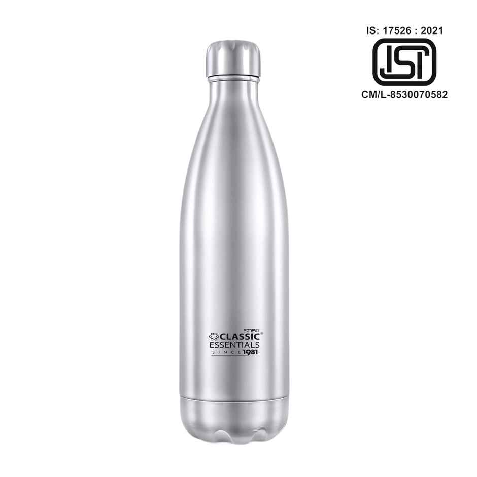 Buy Classic Essentials Stainless Steel Insulated Double Wall Water Cola ...