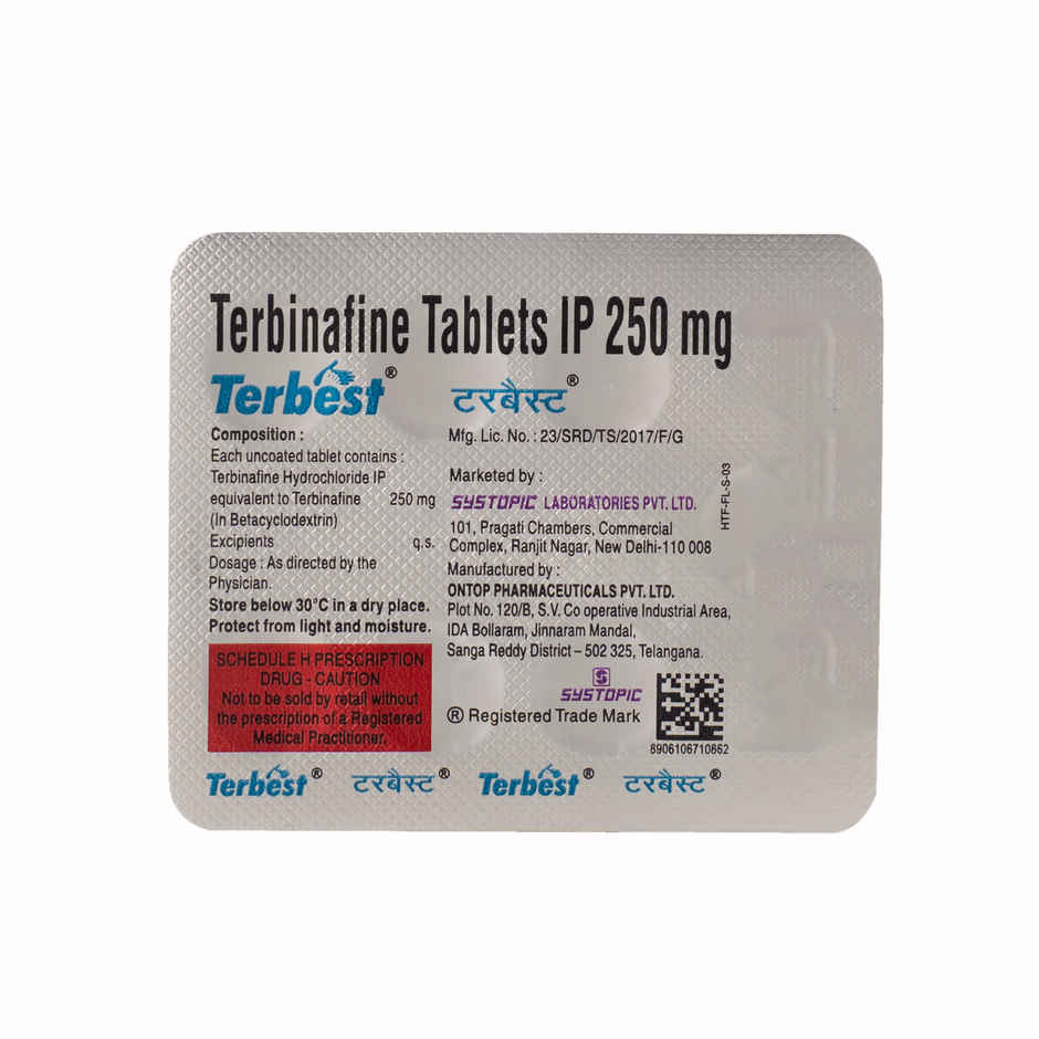Terbest 250mg Tablet
