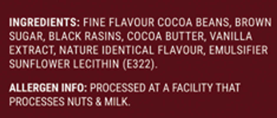 Paul & Mike 64% Dark with Rum & Rummy Raisins