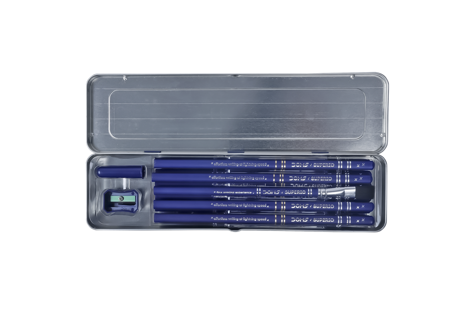 Doms Superio Pencil 10 Pcs Tin Pack