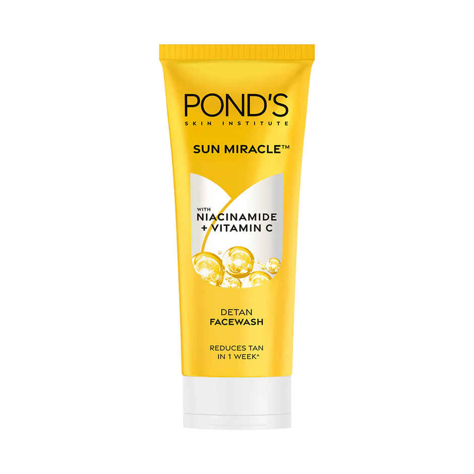 Pond's Detan Facewash, With Niacinamide & Vitamin C, Reduces Tan In 7 Days, For All Skin Types