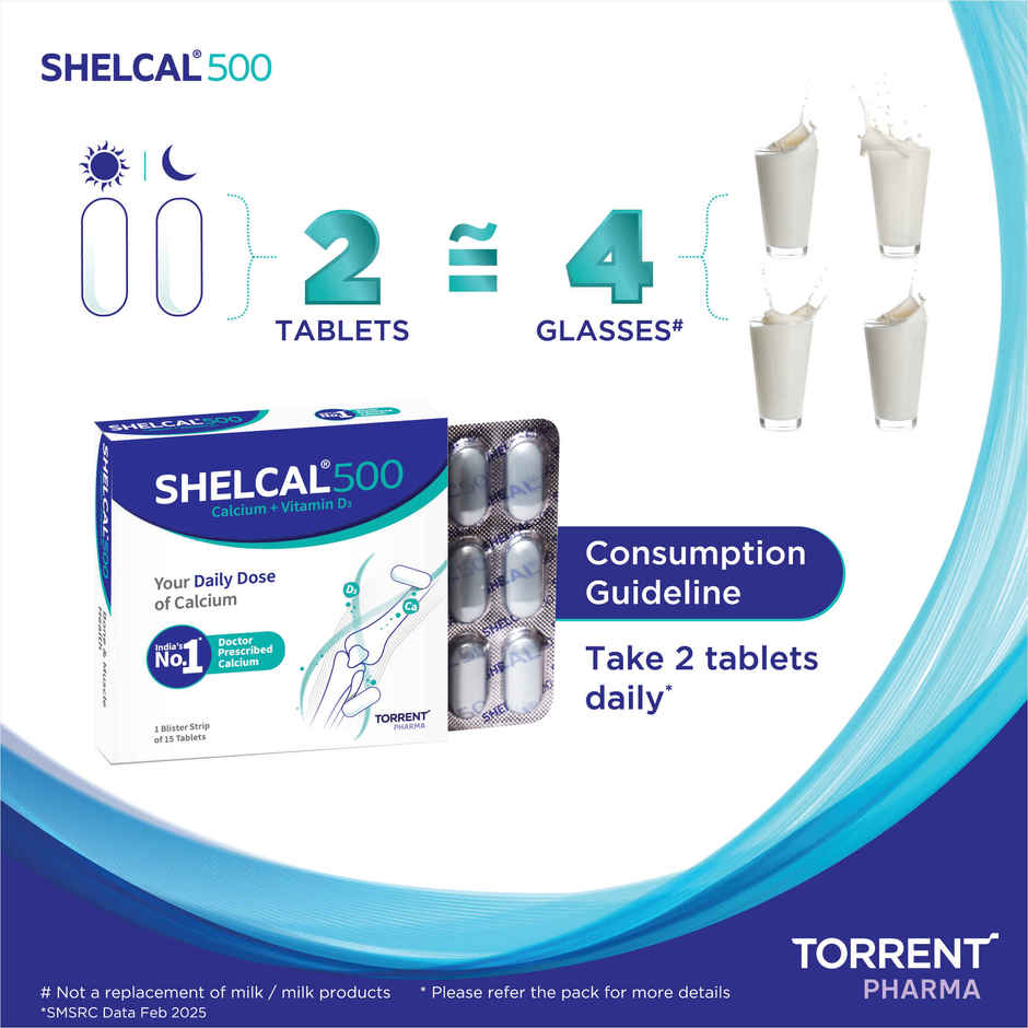 Shelcal 500 Vitamin(D3) Tablet