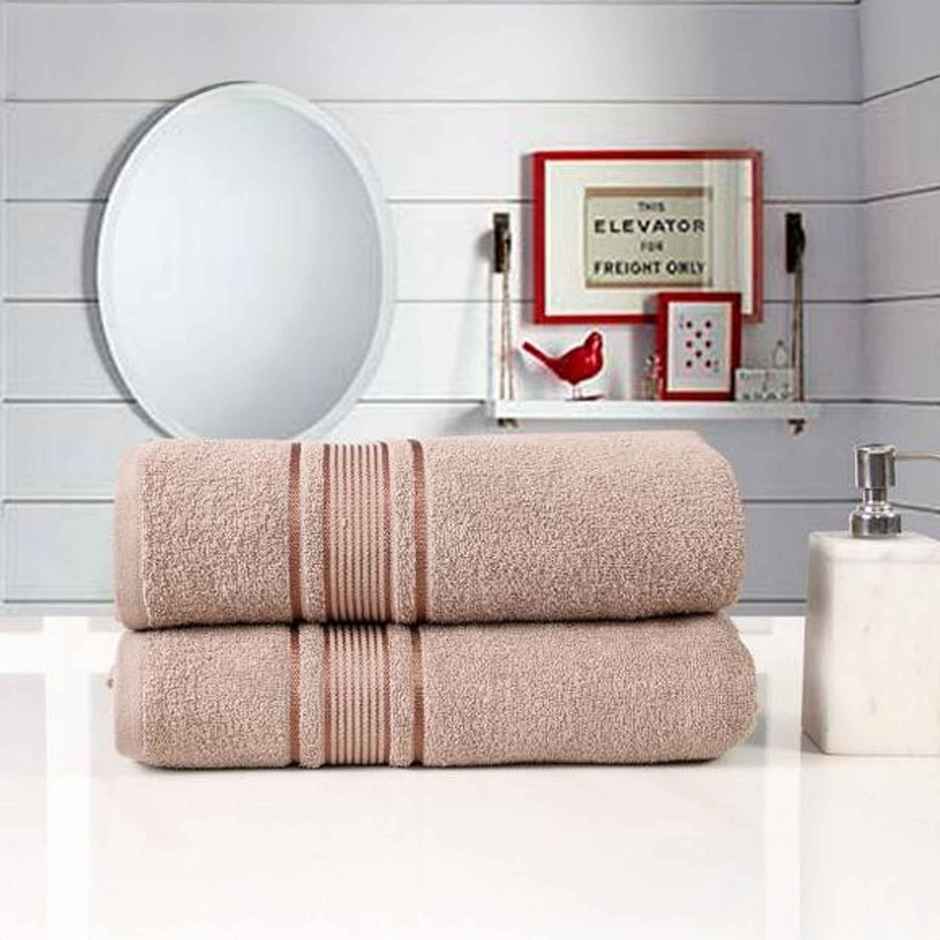 Bianca Bath Towel | Soft Cotton | 400 GSM | Beige - KOPA