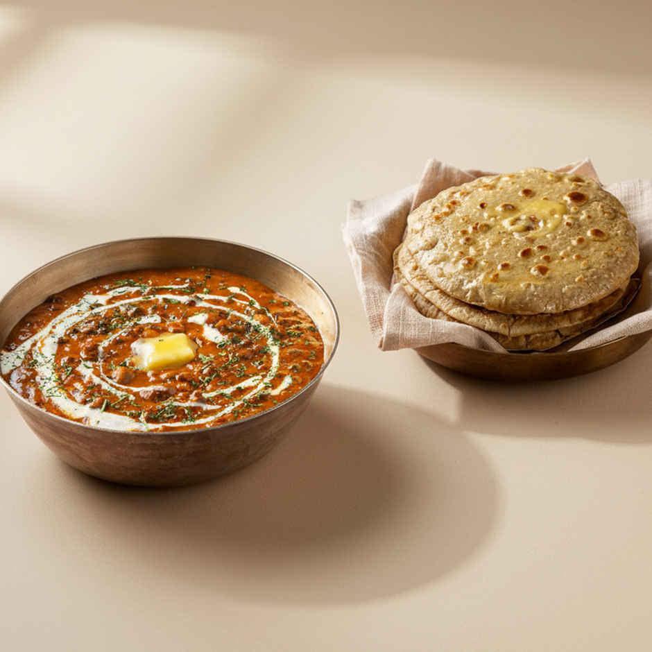 Dal Makhani +  Wheat Chapati (3 pcs)