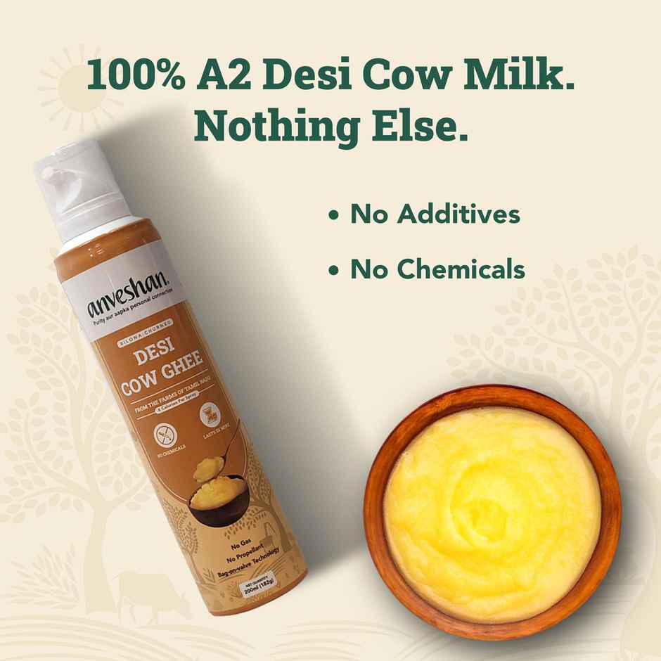 Anveshan Desi Cow Ghee Spray Can