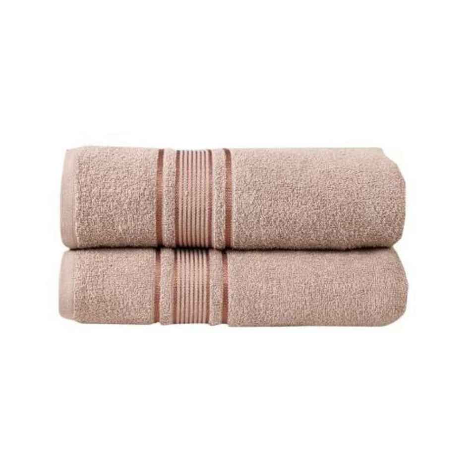 Bianca Bath Towel | Soft Cotton | 400 GSM | Beige - KOPA
