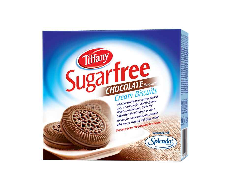 Tiffany Sugar Free Chocolate Flavour Cream Biscuits