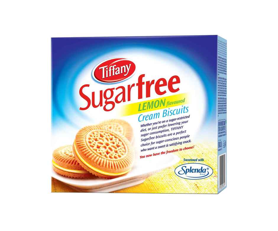 Tiffany Sugar Free Lemon Flavour Cream Biscuits