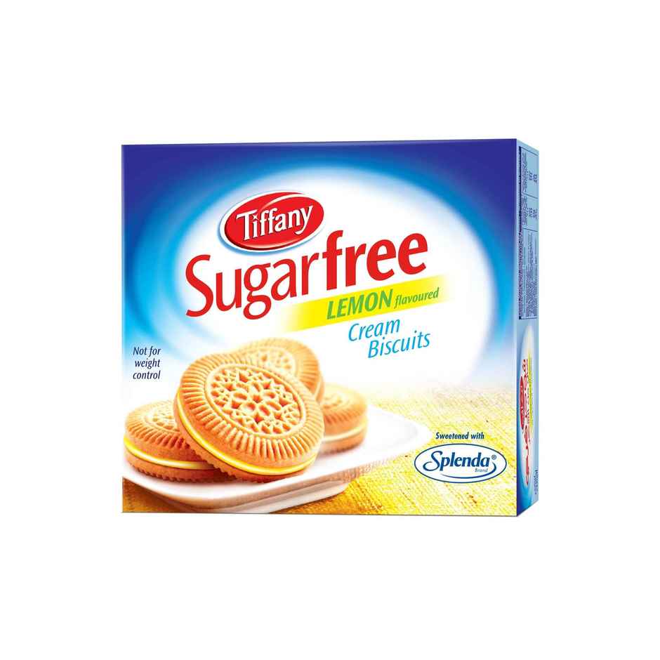 Tiffany Sugar Free Lemon Flavour Cream Biscuits