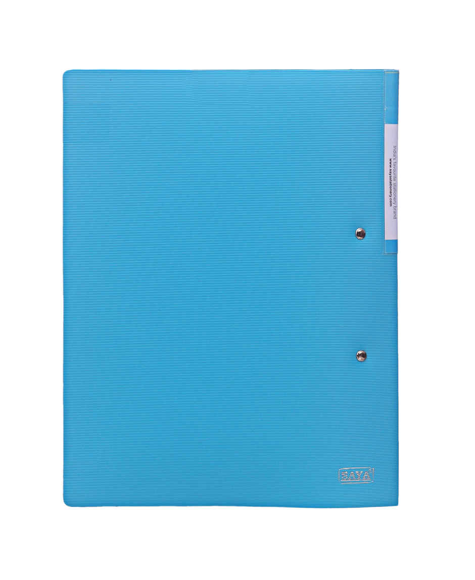 Saya Punchless Clip File - A4 Report Folder, Durable Document Organizer | Assorted